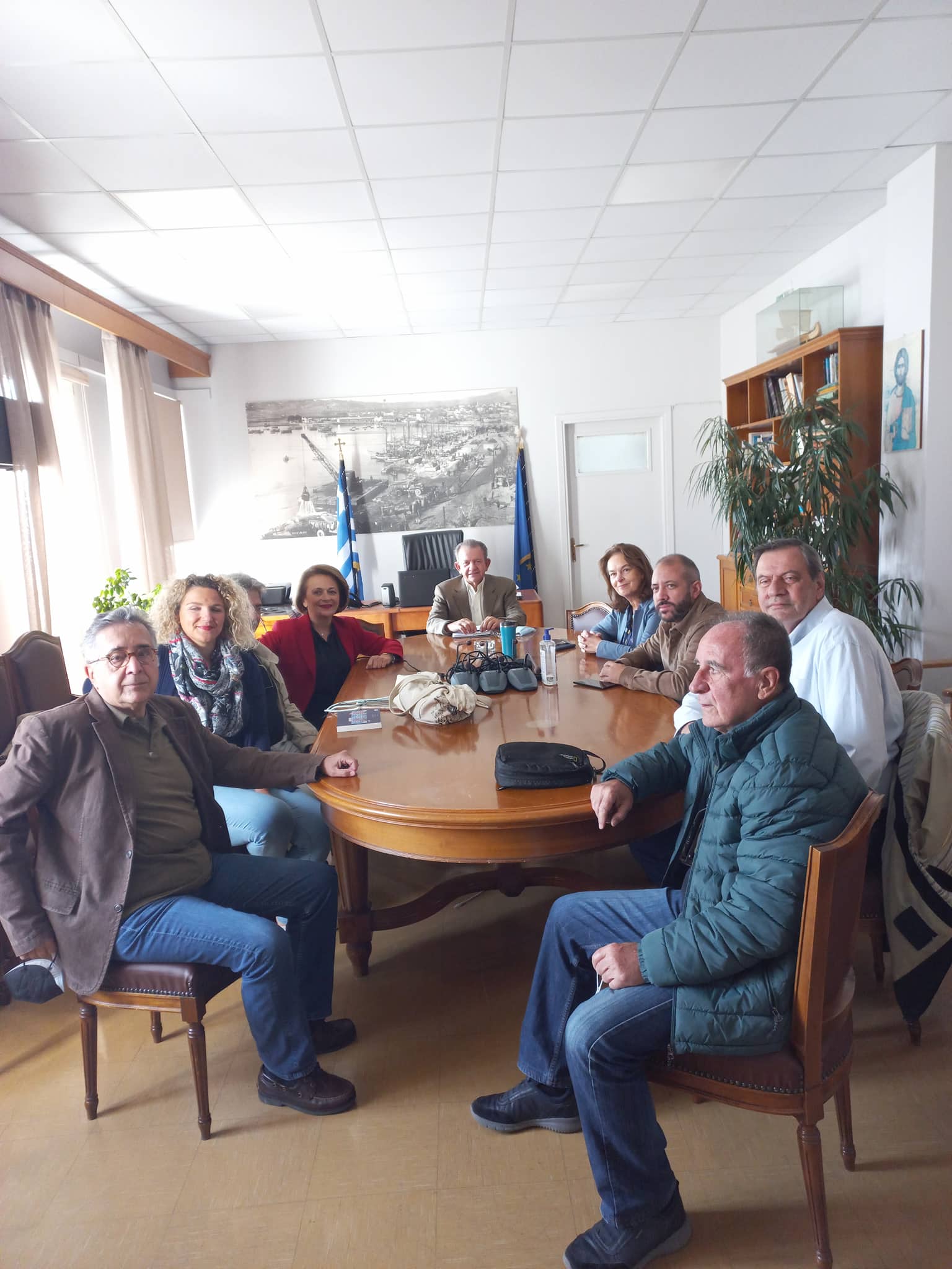 Επίσκεψη κλιμακίου του ΣΥΡΙΖΑ-ΠΣ Μαγνησίας στον Οργανισμό Λιμένος Βόλου-Συναντήσεις με διοίκηση και εργαζομένους