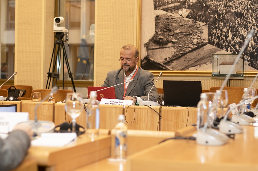 Στην Επιτροπή Πολιτισμού και Μέσων Ενημέρωσης του Συμβουλίου της Ευρώπης έφερε το θέμα των υποκλοπών ο Α.Τριανταφυλλίδης