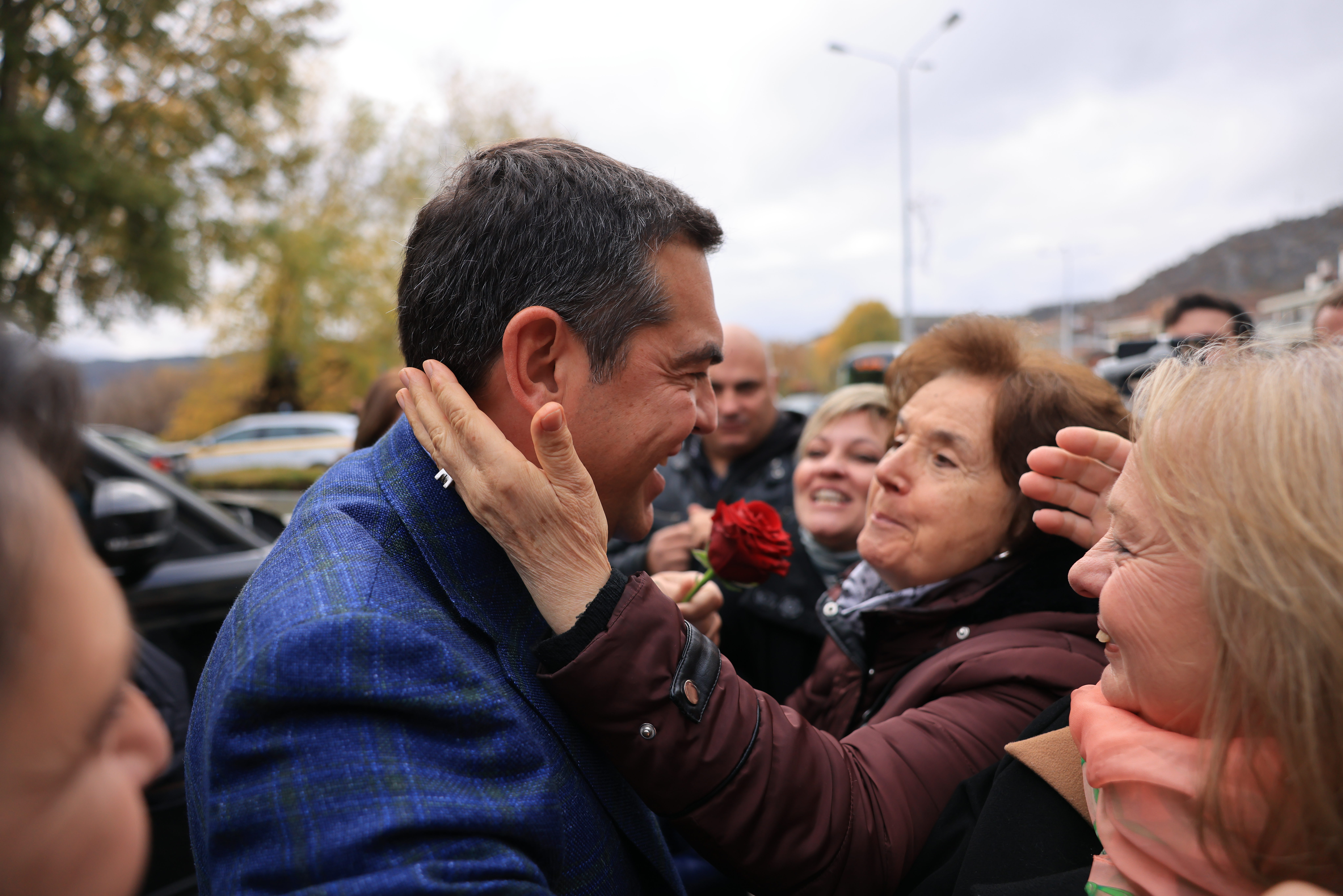 Περιοδεία του προέδρου του ΣΥΡΙΖΑ Προοδευτική Συμμαχία, Αλέξη Τσίπρα, στην Καστοριά