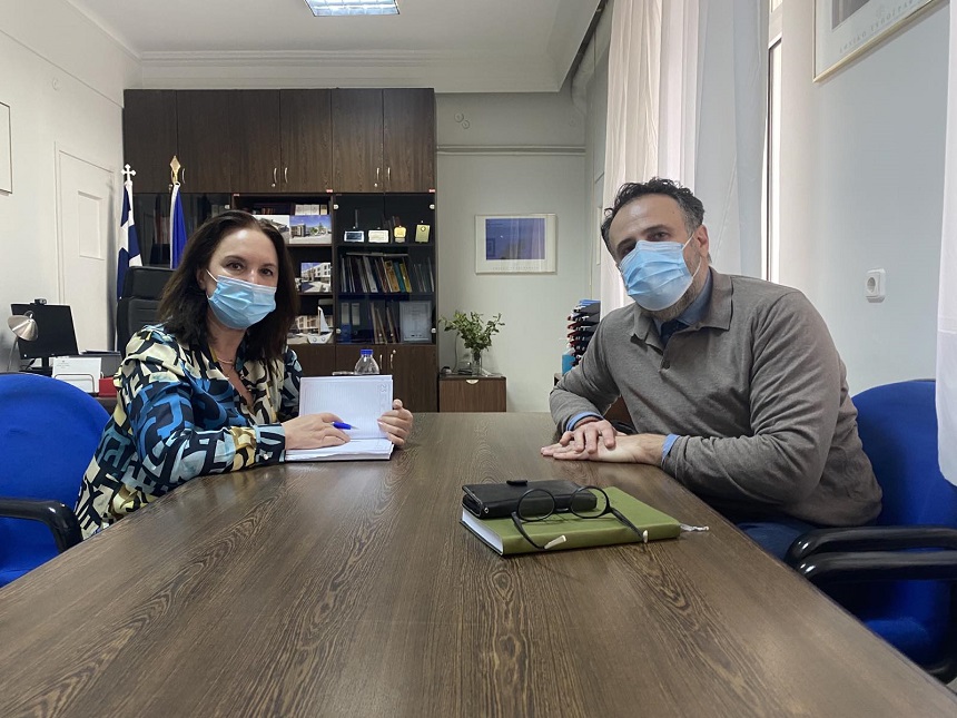 Κ. Βέττα: Συνάντηση με τον Διοικητή του Νοσοκομείου Κοζάνης