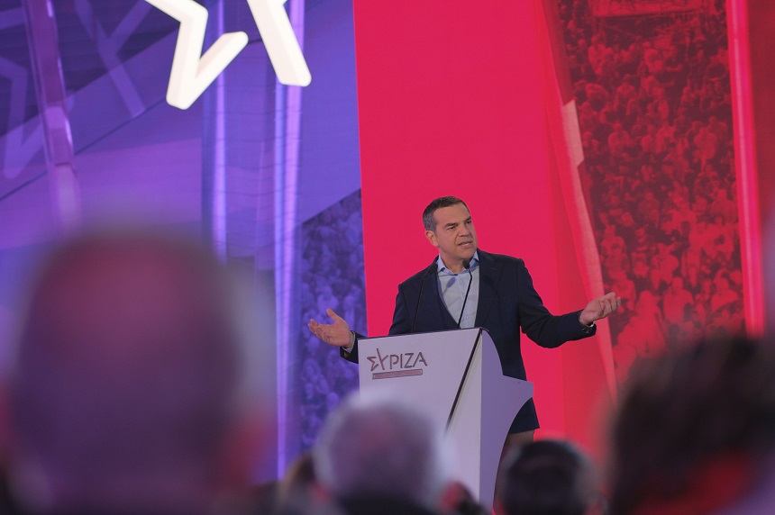  Ομιλία Αλέξη Τσίπρα στο κλειστό γυμναστήριο «Ιβανώφειο» στη Θεσσαλονίκη