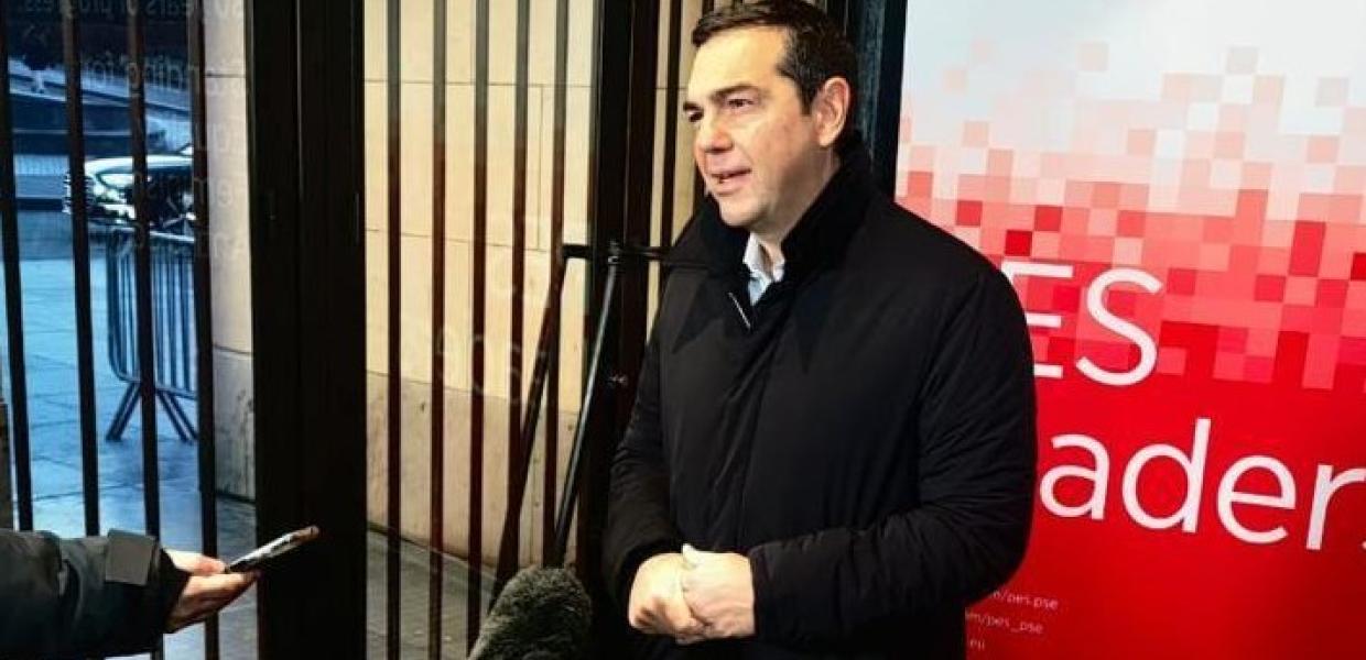 Ο Πρόεδρος του ΣΥΡΙΖΑ-ΠΣ, Αλέξης Τσίπρας, στην προπαρασκευαστική Σύνοδο του Κόμματος Ευρωσοσιαλιστών στις Βρυξέλλες