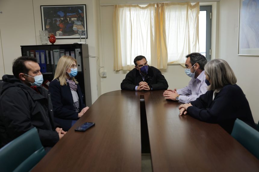 Ο Πρόεδρος του ΣΥΡΙΖΑ-Προοδευτική Συμμαχία στη Λάρισα