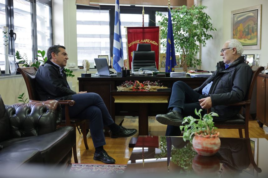 Ο Πρόεδρος του ΣΥΡΙΖΑ-Προοδευτική Συμμαχία στη Λάρισα