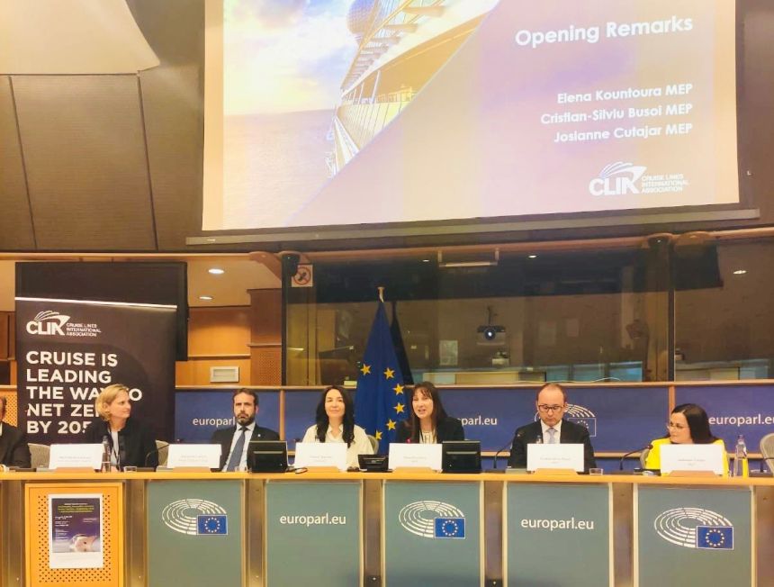 ​Εκδήλωση με την CLIA για τη βιώσιμη ανάπτυξη των προορισμών κρουαζιέρας συνδιοργάνωσε η Έλενα Κουντουρά στο Ευρωπαϊκό Κοινοβούλιο