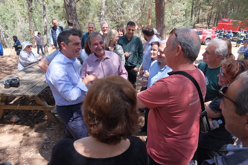Επίσκεψη του Αλέξη Τσίπρα στο Κέντρο Προστασίας Δασών και Φυσικού Περιβάλλοντος Βύρωνα, στον Υμηττό