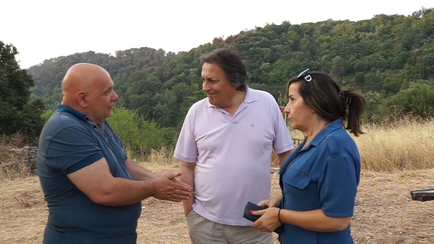 Επίσκεψη Αλ.Αυλωνίτη στις πυρόπληκτες περιοχές της Β.Α. Κέρκυρας