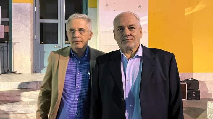 Στη συγκέντρωση του υποψήφιου περιφερειάρχη Μανώλη Μάκαρη και των υποψήφιων περιφερειακών συμβούλων του συνδυασμού «Πρώτα η Πελοπόννησος» στην Τρίπολη ο Γ. Παπαηλιού - βίντεο