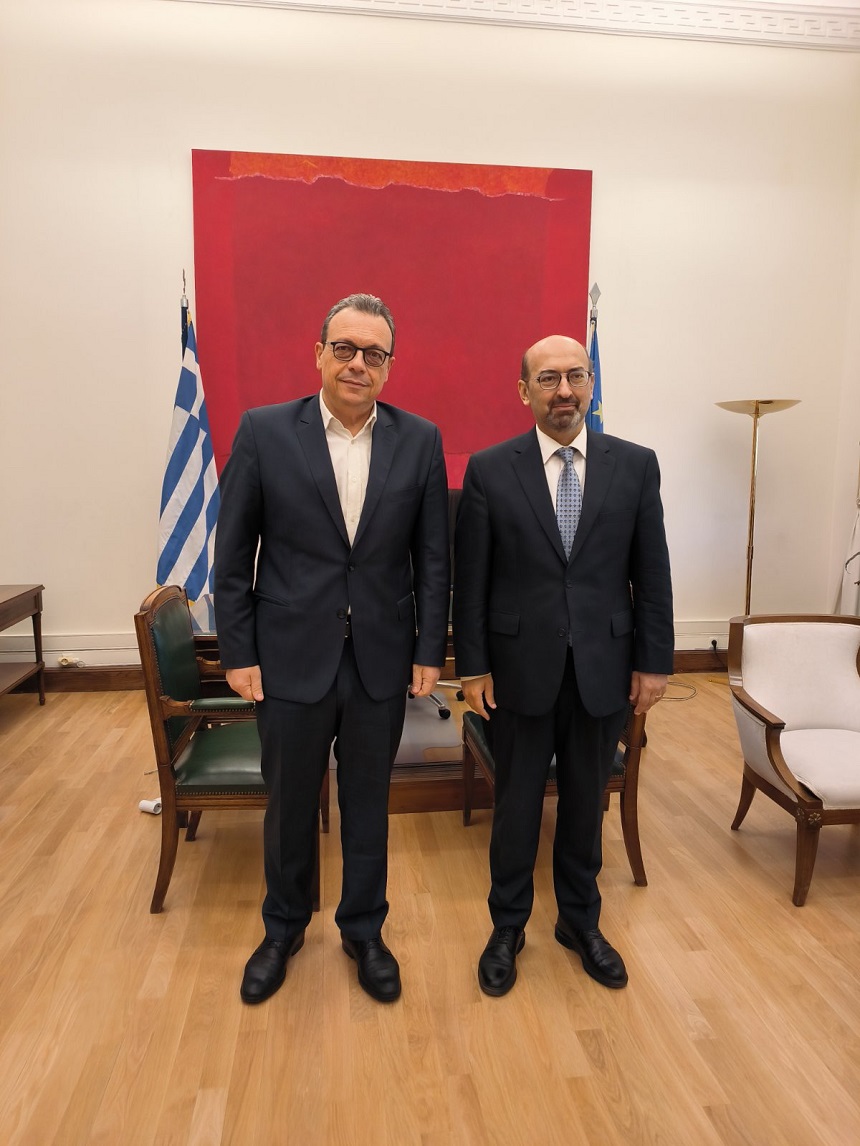 Συνάντηση του Προέδρου της Κοινοβουλευτικής Ομάδας του ΣΥΡΙΖΑ-ΠΣ, Σωκράτη Φάμελλου, με τον Πρέσβη της Αρμενίας στην Ελλάδα, Τιγκράν Μκρτσιάν