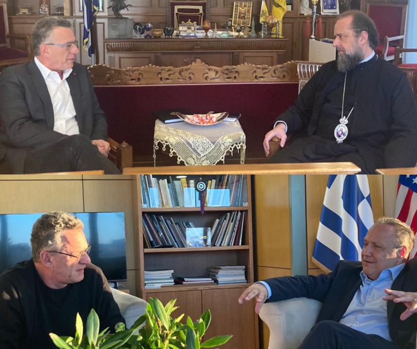 Συναντήσεις του Ευρωβουλευτή Κώστα Αρβανίτη με τον Μητροπολίτη Θεσσαλονίκης κ. Φιλόθεο και τον Δήμαρχο Θεσσαλονίκης Στέλιο Αγγελούδη