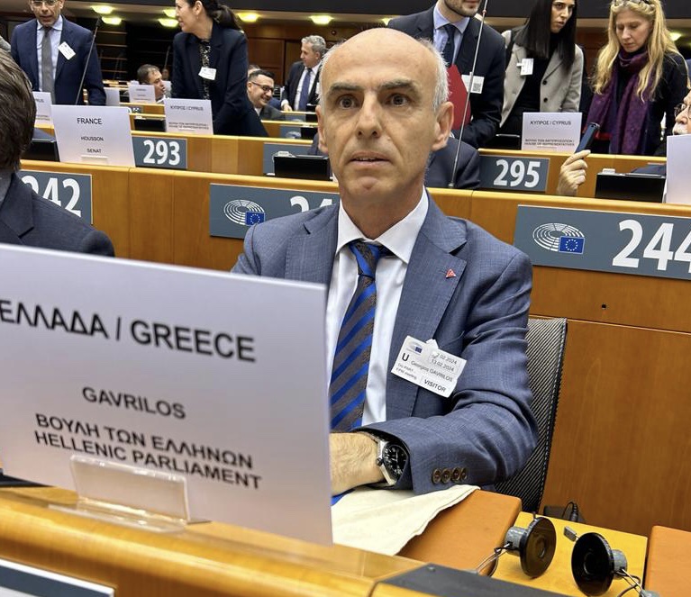 Ο βουλευτής Γιώργος Γαβρήλος από το βήμα του Ευρωκοινοβουλίου για την ανάγκη στήριξης της Κοινωνικής Ευρώπης