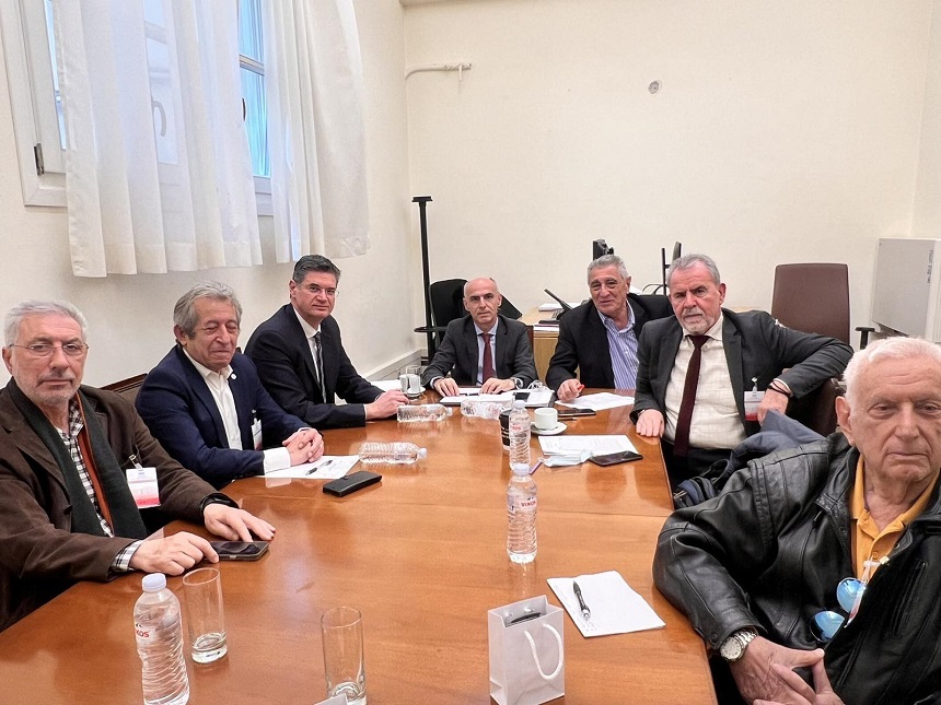 Ο ΣΥΡΙΖΑ- ΠΣ δίπλα στους συνταξιούχους: Συνάντηση Γαβρήλου- Καλαματιανού με την Ανώτατη Γενική Ομοσπονδία Συνταξιούχων Ελλάδας