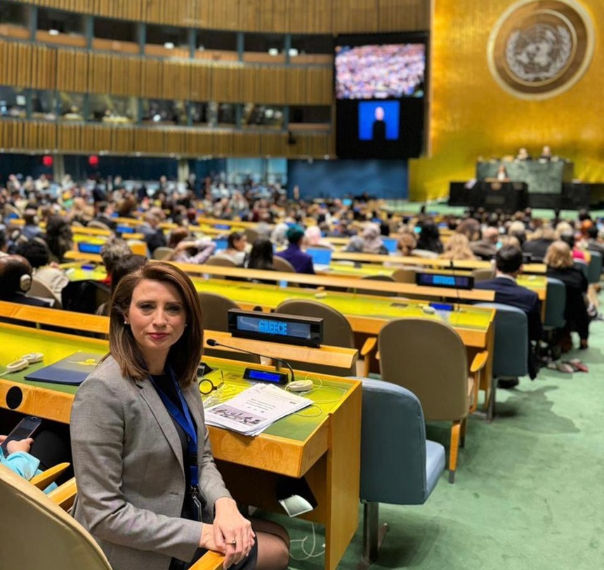  Η Νίνα Κασιμάτη στην 68η Σύνοδο Γυναικών του ΟΗΕ στη Νέα Υόρκη