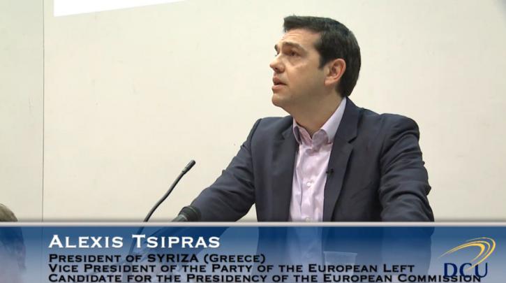 Alexis Tsipras' speech in Dublin: When they draft memoranda, we redraft the future