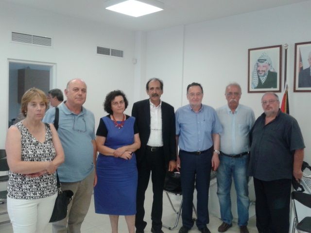 Αντιπροσωπεία του ΣΥΡΙΖΑ επισκέφθηκε την έδρα της Διπλωματικής Αντιπροσωπείας της Παλαιστίνης στην Αθήνα