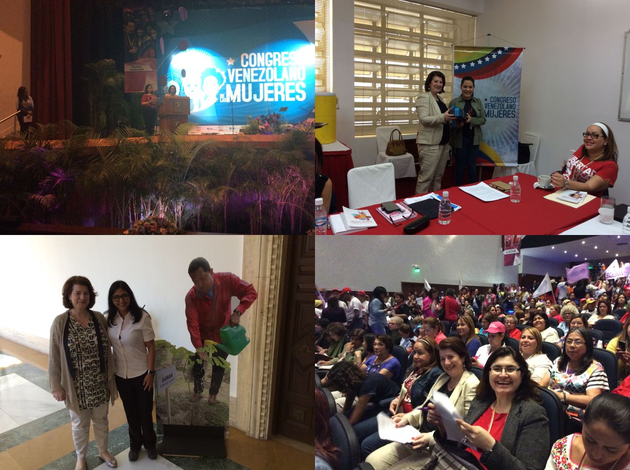 ‘Ενθερμη και ενθουσιώδης υποδοχή της Φωτεινής Κούβελα στο Βενεζουελάνικο Συνέδριο Γυναικών στο Καράκας