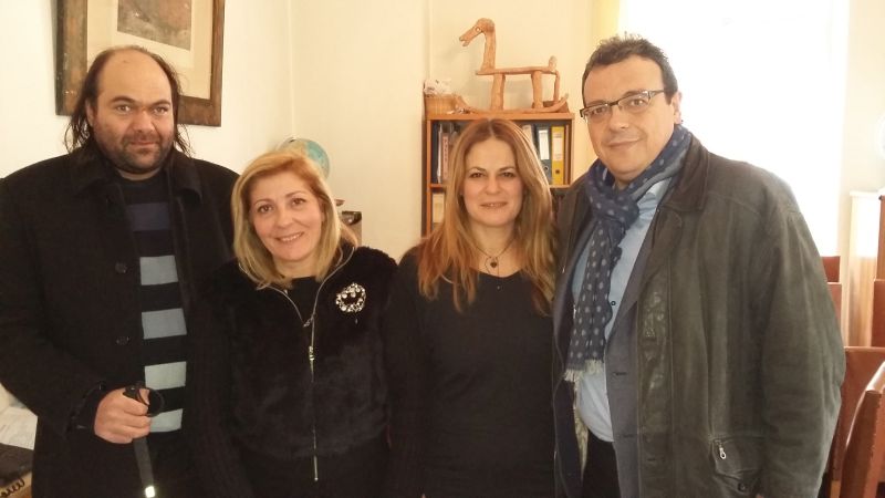 Επίσκεψη Σωκράτη Φάμελλου στη Σχολή Τυφλών Θεσσαλονίκης