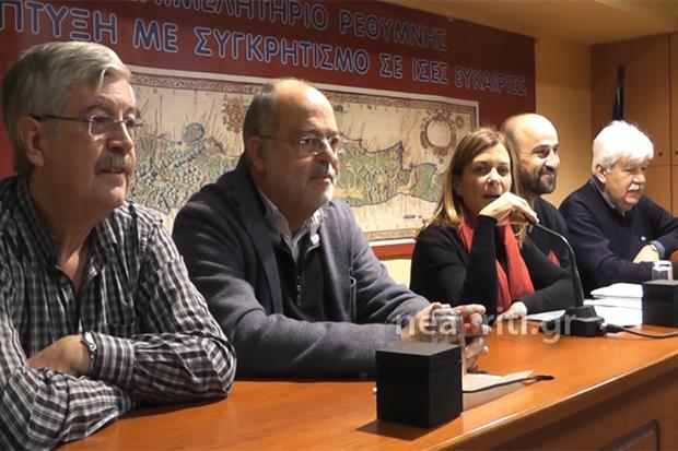 Η αναπληρώτρια Υπουργός Εργασίας αρμόδια για την Καταπολέμηση της Ανεργίας Ράνια Αντωνοπούλου στο Ρέθυμνο