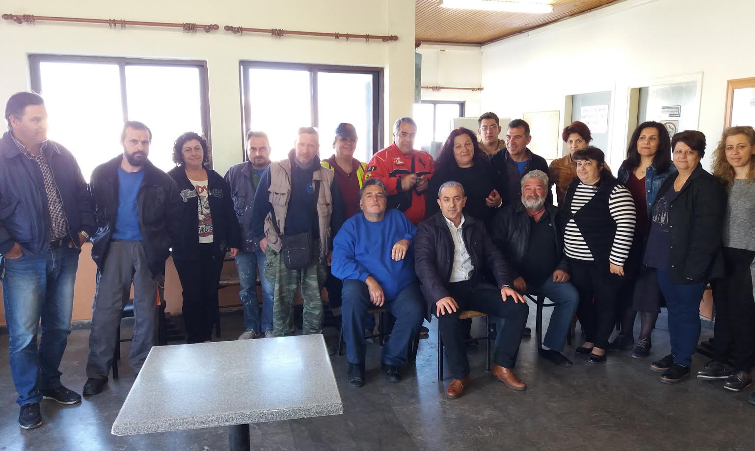 Συνάντηση του Σ. Βαρδάκη με τους εργαζόμενους στην καθαριότητα του Δήμου Ηρακλείου