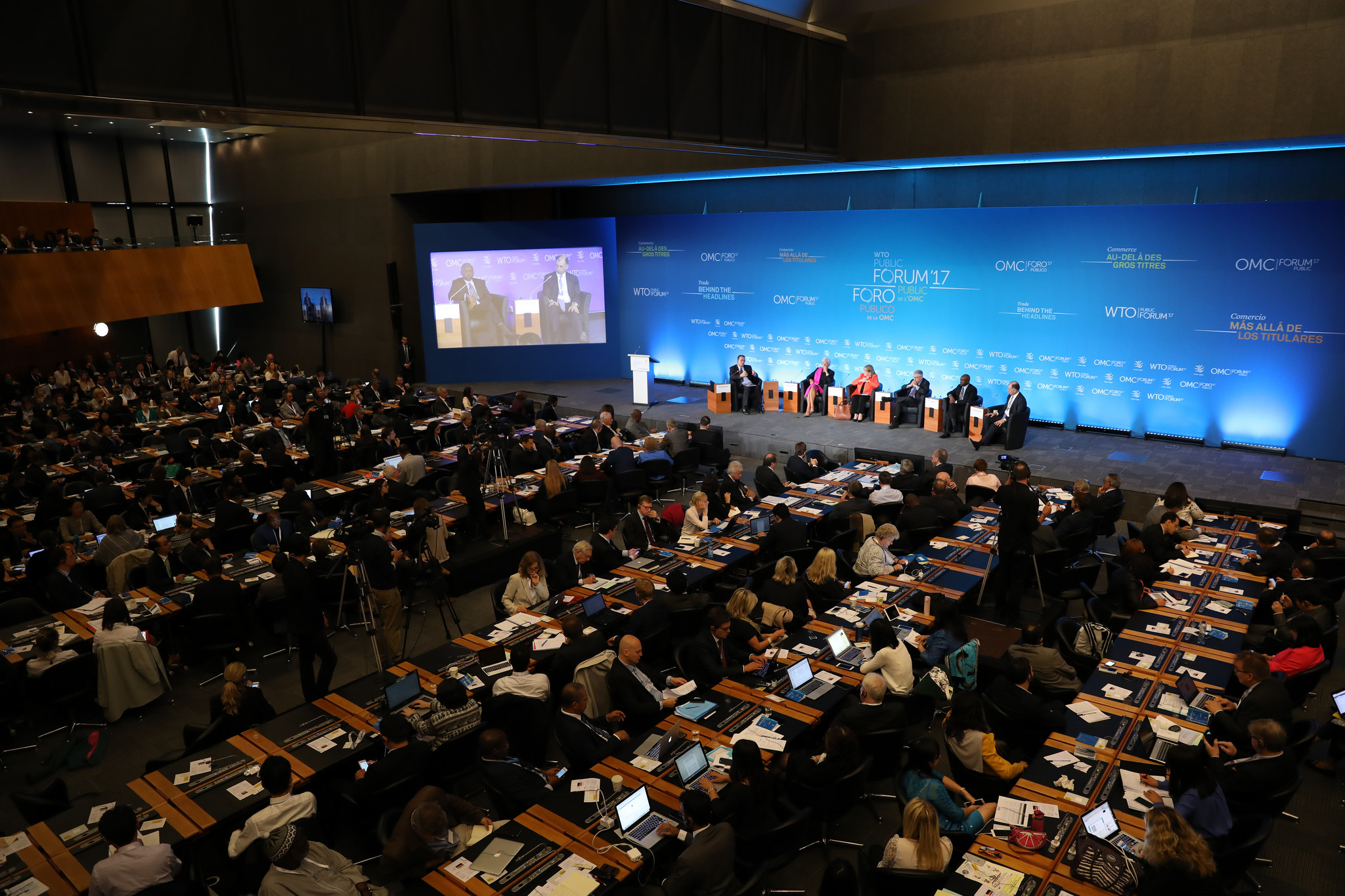Ο βουλευτής του ΣΥΡΙΖΑ Γιάννης Καραγιάννης στο Φόρουμ του Παγκόσμιου Οργανισμού Εμπορίου