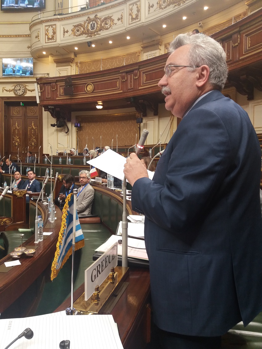 Τοποθέτηση του βουλευτή Αχαΐας ΣΥΡΙΖΑ Κώστα Σπαρτινού στην Κοινοβουλευτική Συνέλευση της Ένωσης για την Μεσόγειο για την καταπολέμηση της τρομοκρατίας και την πρόληψη της εξτρεμιστικής βίας