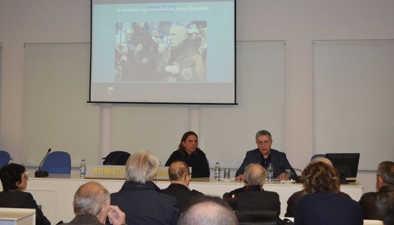 Από την εκδήλωση της Ν.Ε. ΣΥΡΙΖΑ Χανίων με ομιλητή τον Στέλιο Κούλογλου