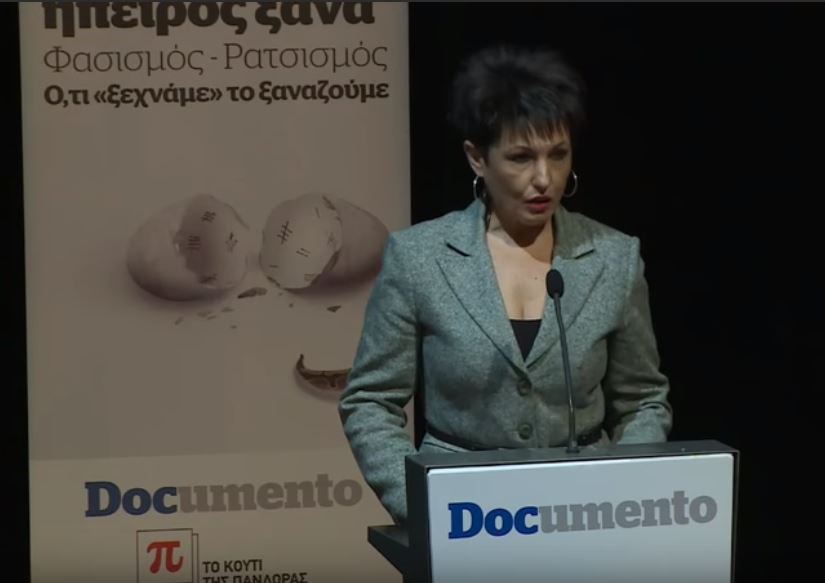 Αννέτα Καββαδία: Το δίλημμα που αντιμετωπίζουμε είναι - Δημοκρατία ή φασισμός; - βίντεο