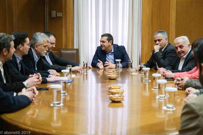 Συνάντηση αντιπροσωπειών του ΣΥΡΙΖΑ και της ΔΗΜΑΡ για τη συγκρότηση της Προοδευτικής Συμμαχίας