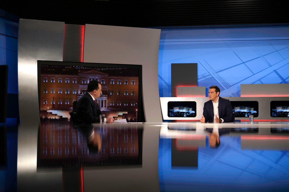 Συνέντευξη του Αλέξη Τσίπρα στην εκπομπή της ΕΡΤ1 « Η Επόμενη Μέρα» και τον δημοσιογράφο Σεραφείμ Κοτρώτσο
