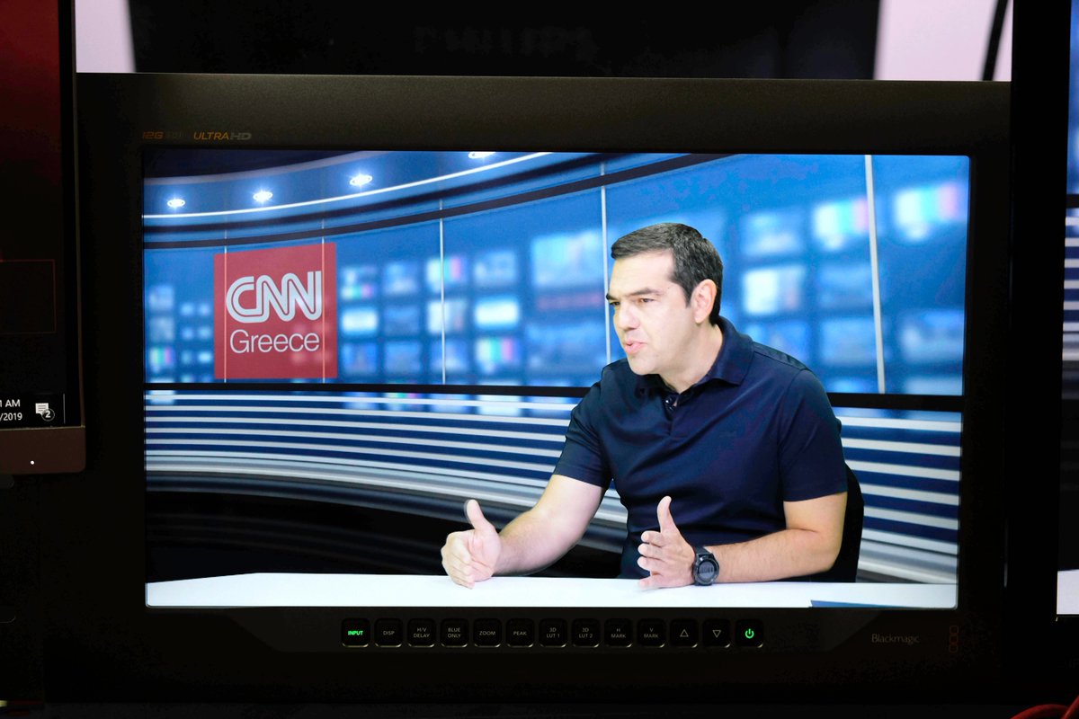Συνέντευξη του Αλέξη Τσίπρα στο cnn.gr και στους δημοσιογράφους, Αδάμο Ζαχαριάδη και Κώστα Τσιτούνα