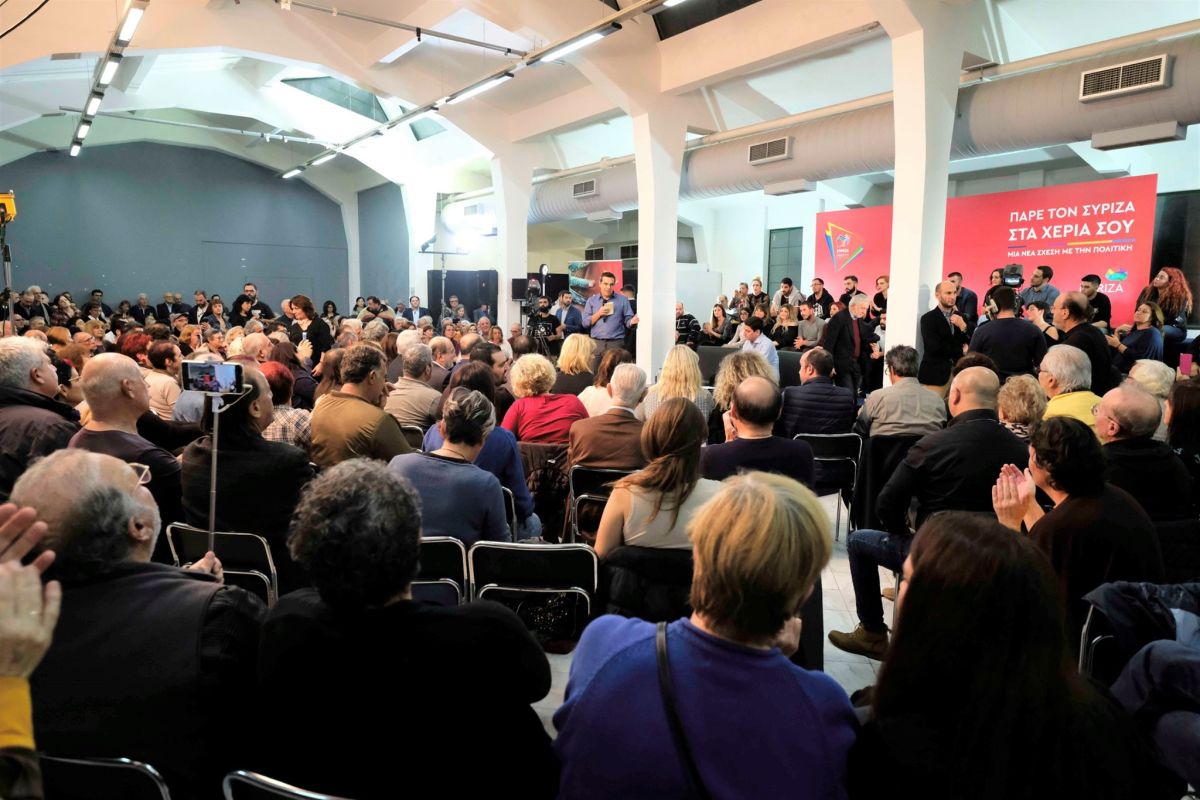Στην ανοιχτή συνέλευση-συζήτηση με πολίτες στη Νίκαια