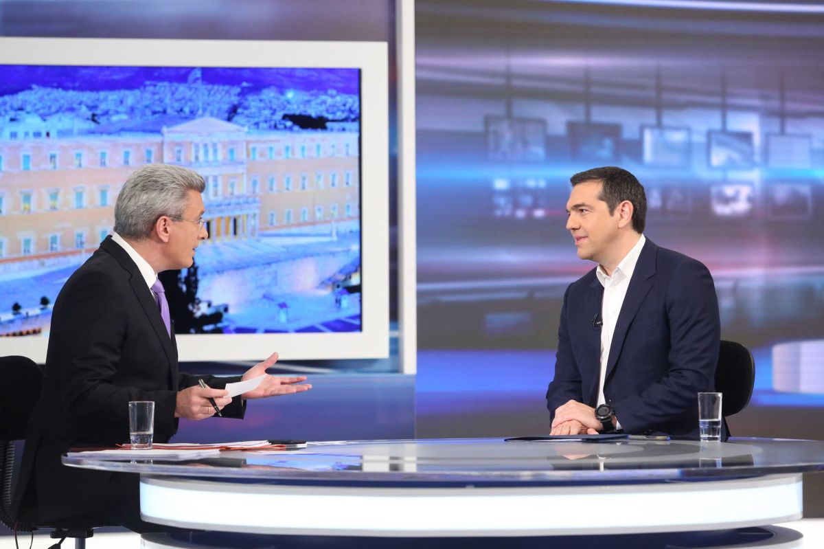 Συνέντευξη του Αλέξη Τσίπρα στην τηλεόραση του AΝΤ1