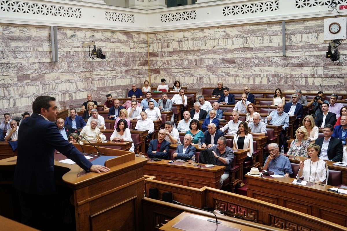 Συνεδρίαση της Κ.Ο. του ΣΥΡΙΖΑ στην Αίθουσα Συνεδριάσεων Ολομέλειας της Βουλής