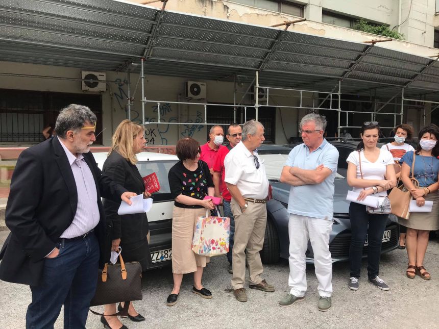 Επίσκεψη του ΣΥΡΙΖΑ Θεσσαλονίκης στο Κέντρο Υγείας και το ΕΦΚΑ Πύλης Αξιού