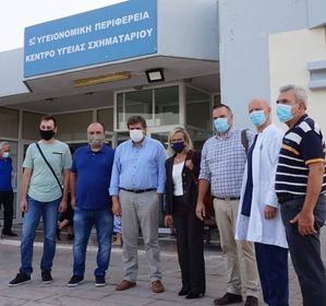 Περιοδεία κλιμακίου του ΣΥΡΙΖΑ - Προοδευτική Συμμαχία στις δομές υγείας της Βοιωτίας